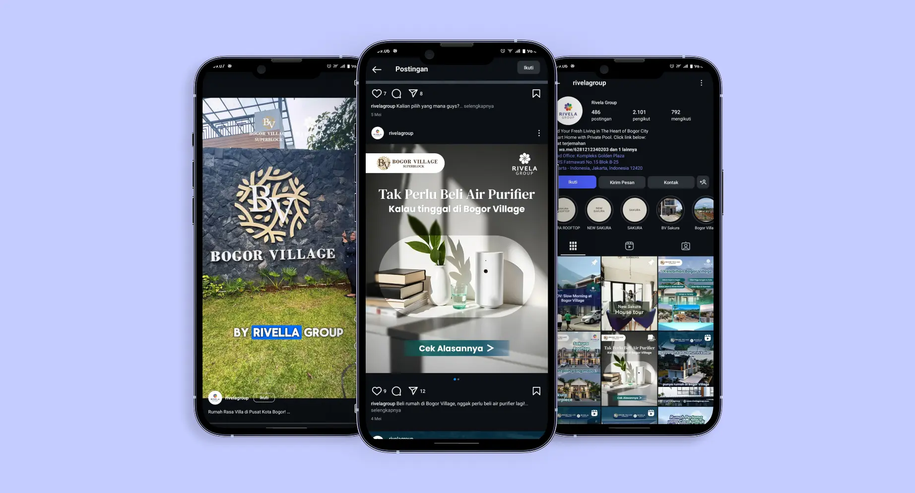 Akun Instagram Rivela Group