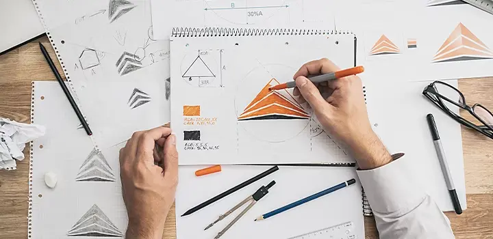 Sketsa Seni Logo Minimalis