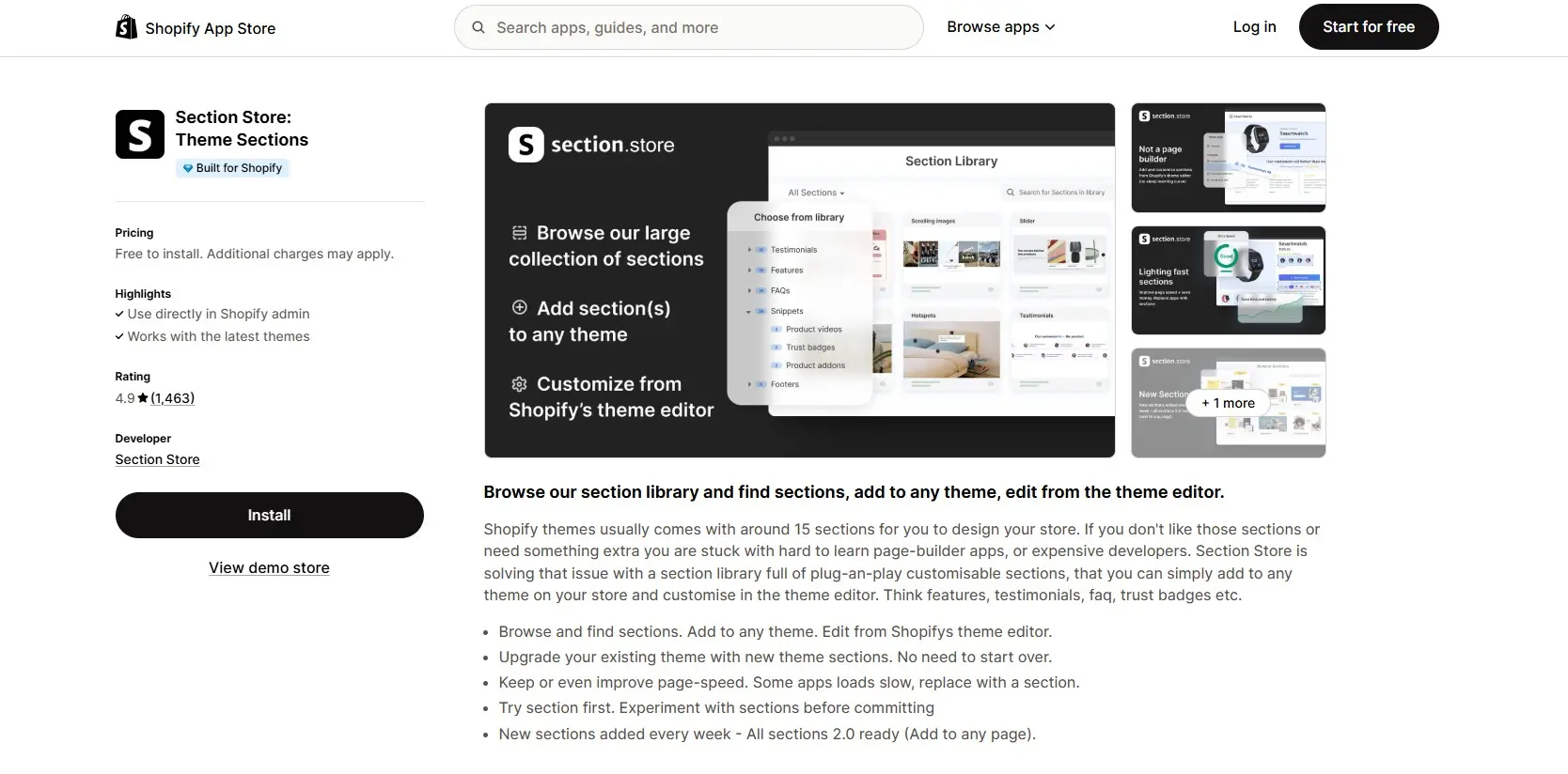 Mangcoding’s Best Shopify App: Sections Store