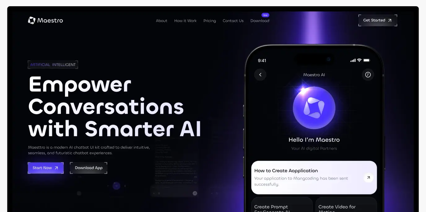 Maestro Website – Chatai website