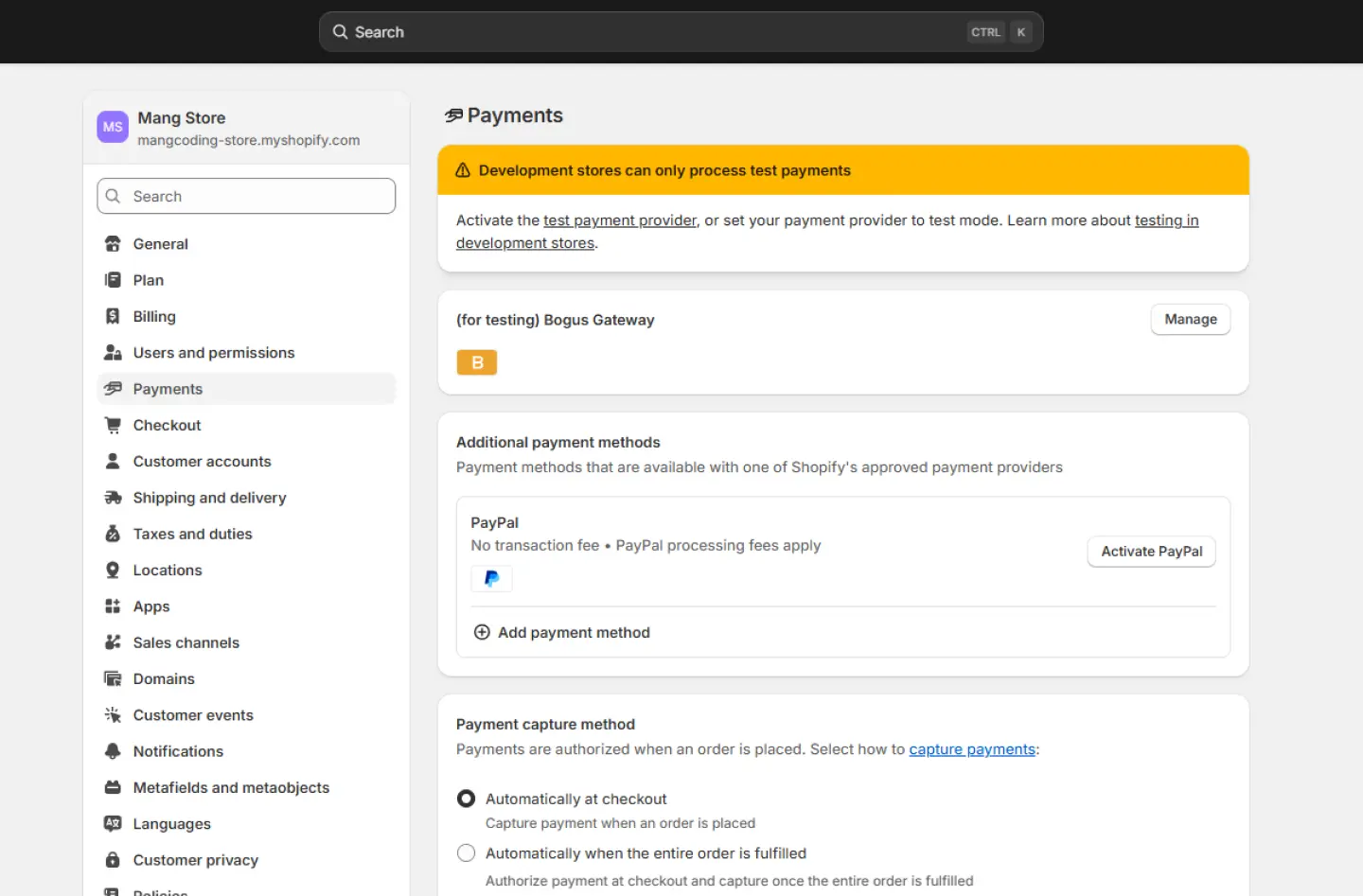 Mangcoding Mengaktifkan Shopify Payments Tanpa SSN Negara Amerika